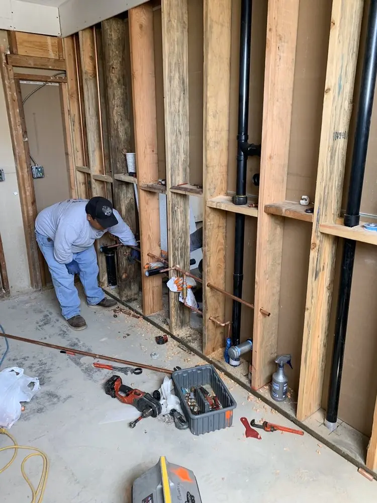 Commercial rough-in plumbing for Water Heater Replacement in Dothan